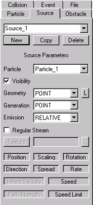 Parameters area