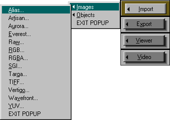 Import menu cell